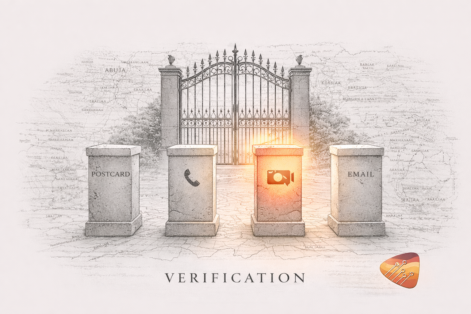 Google Business Profile verification options available in Nigeria including postcard, phone, and video