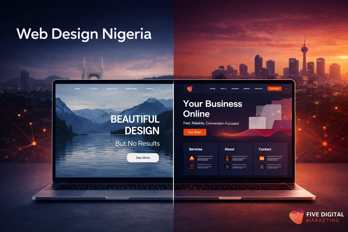 Website design Nigeria standards for mobile speed trust and conversion