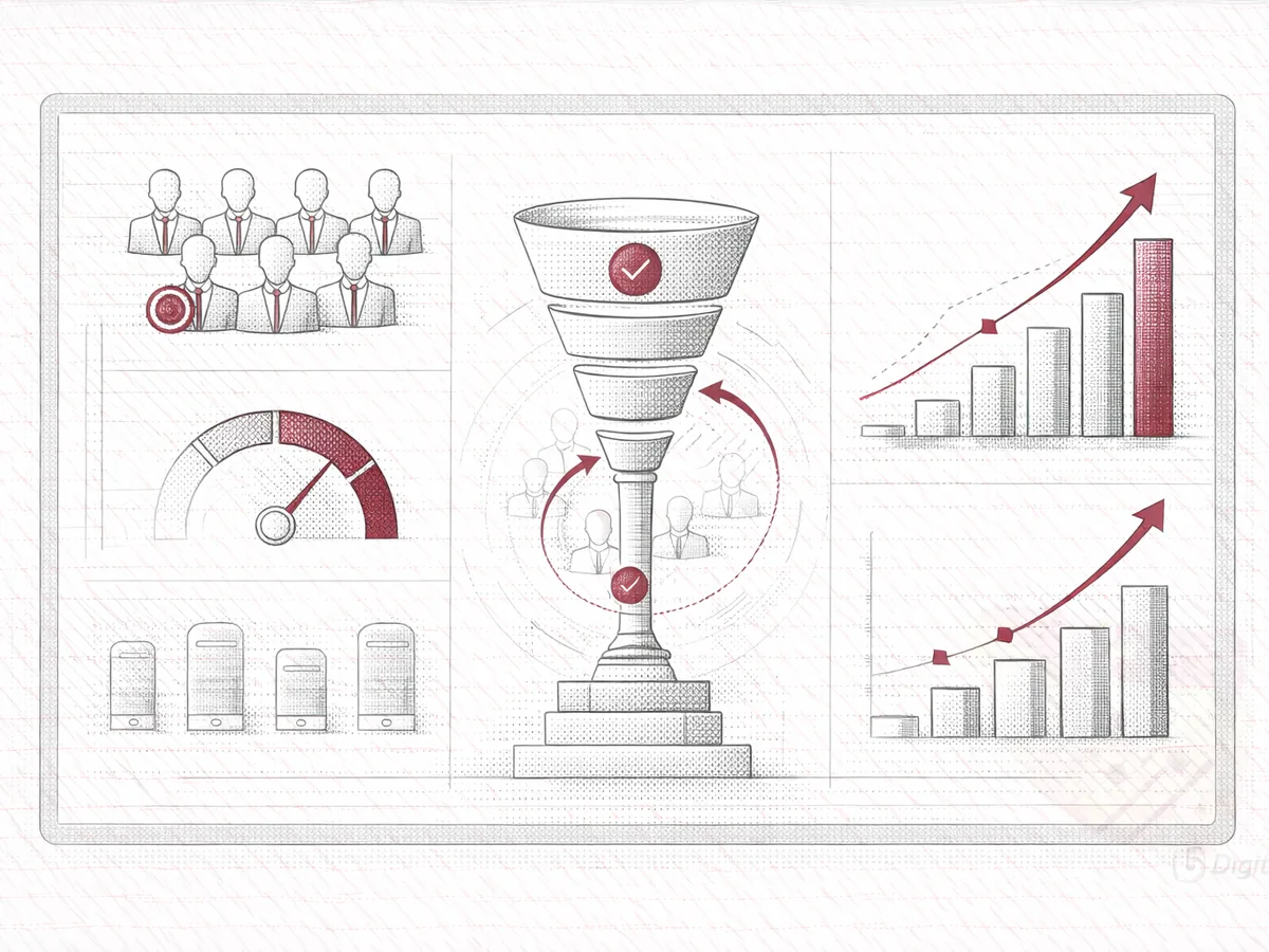 LinkedIn ads KPI dashboard showing B2B lead quality and pipeline contribution metrics
