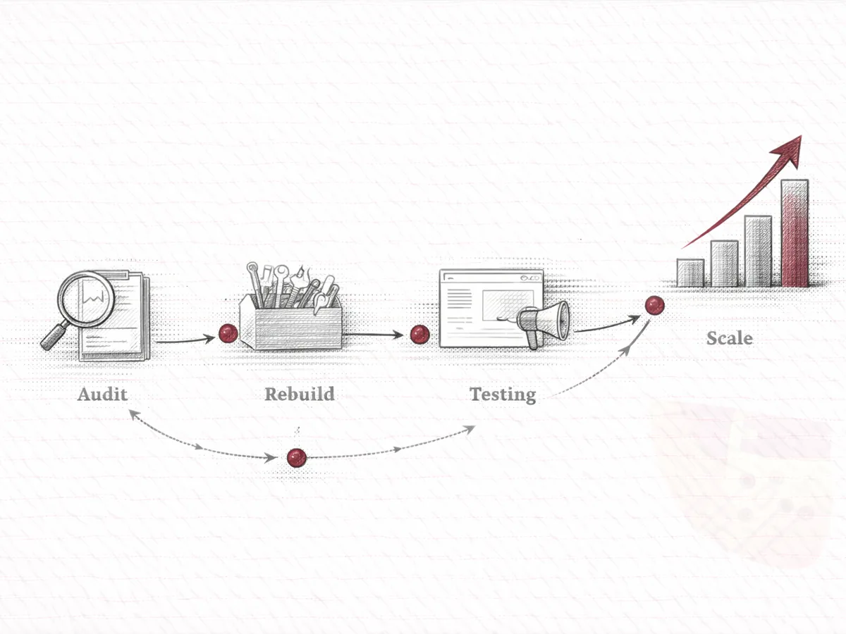 Meta advertising process for Facebook advertising and Instagram advertising in Abuja from audit to qualified pipeline